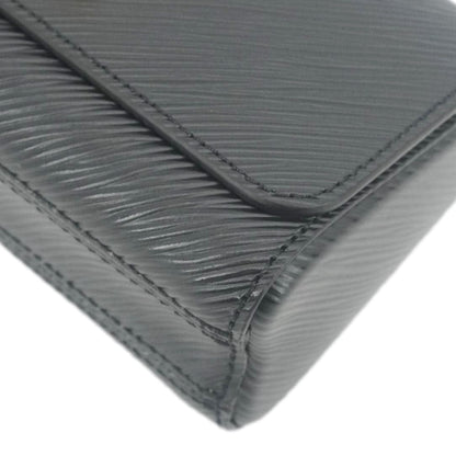 LOUIS VUITTON Twist West Epi Leather Crossbody Pochette Bag Black