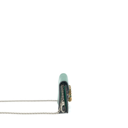 Gucci Super Mini Dionysus Green Gold And Silver Hardware