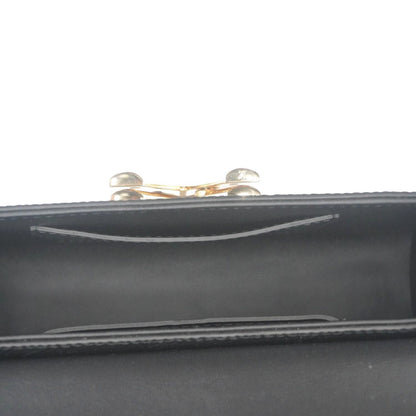 LOUIS VUITTON Twist West Epi Leather Crossbody Pochette Bag Black