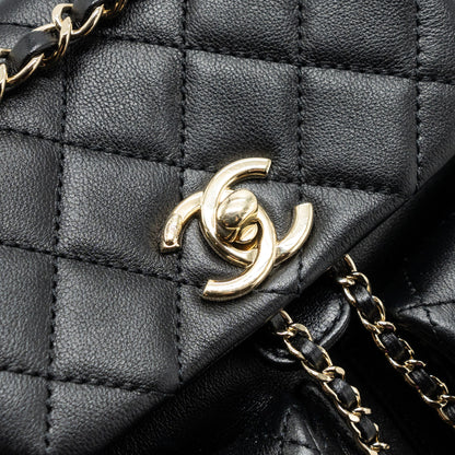Chanel 23A mini triple pack backpack calfskin black L (microchip )