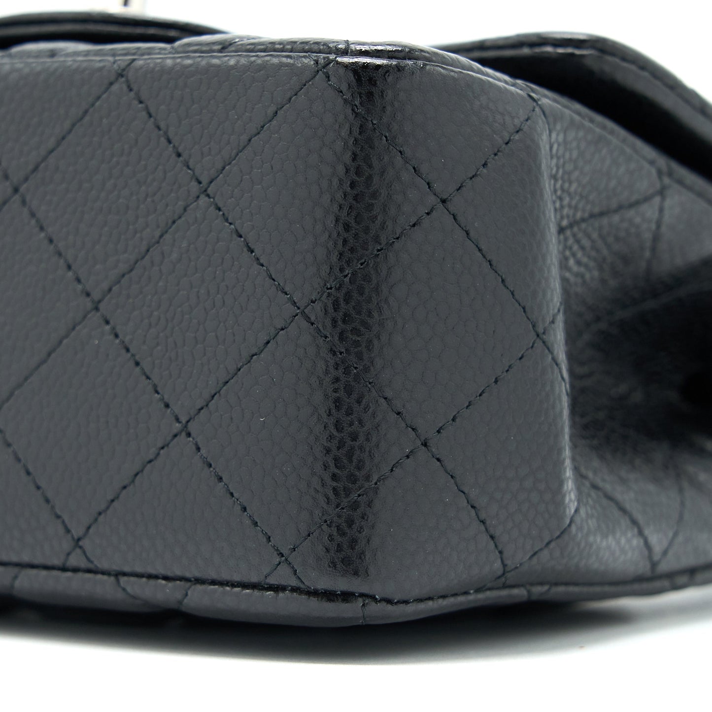 Chanel Classic Mini Square Flap Bag Caviar Black