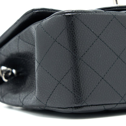 Chanel Classic Mini Square Flap Bag Caviar Black