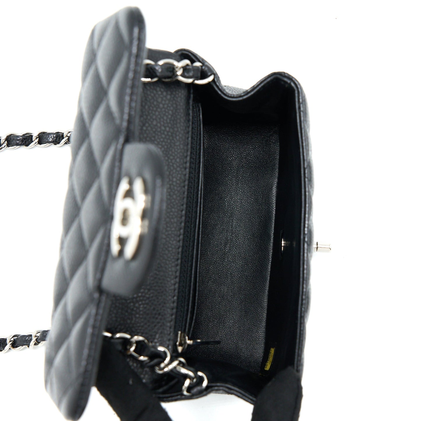 Chanel Classic Mini Square Flap Bag Caviar Black