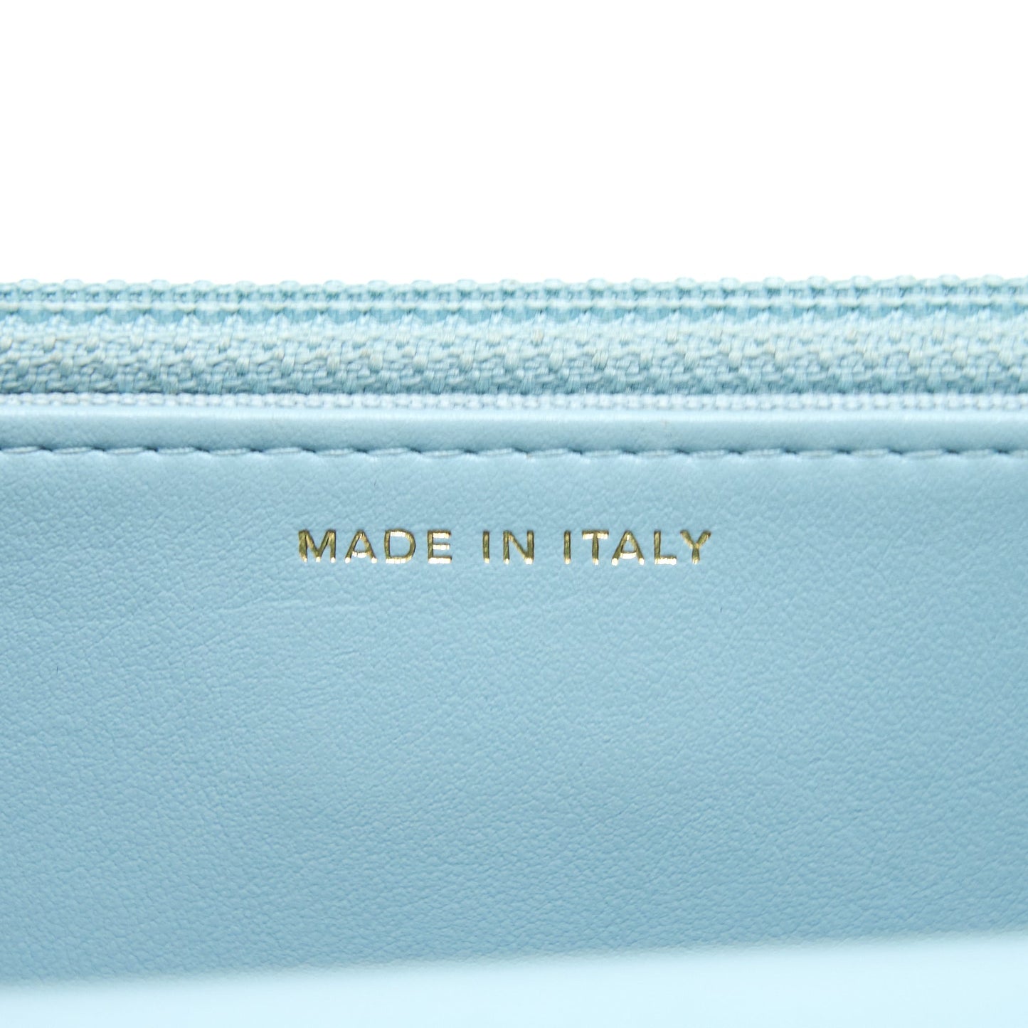 Chanel 2.55 Reissue Wallet On Chain Aged Calfskin Light Blue Brushed  (Microchip)