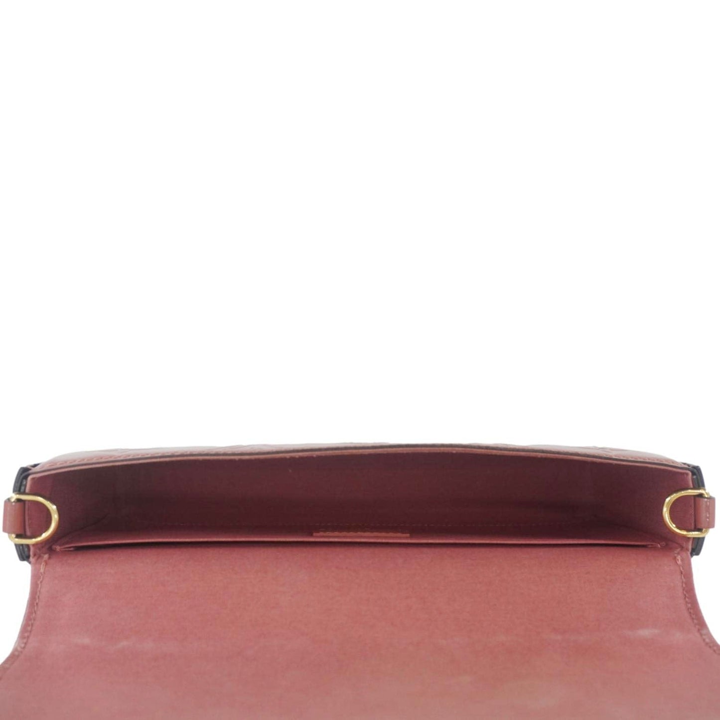LOUIS VUITTON Valentine Dog Felicie Monogram Vernis Crossbody Bag Orange