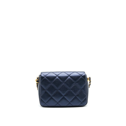 Chanel 21K My Perfect Mini Flap Bag Caviar Black