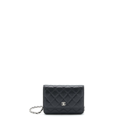 Chanel Mini Wallet On Chain Caviar Black