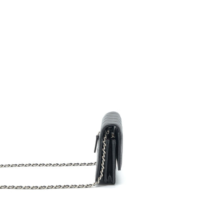 Chanel Mini Wallet On Chain Caviar Black