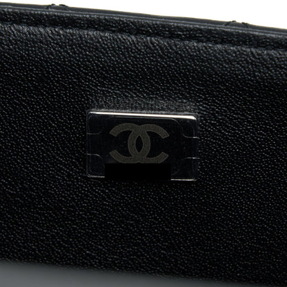 Chanel Mini Rectangular Lambskin Black (Microchip)