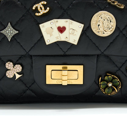 Chanel Mini 2.55 Reissue Flap Bag Lucky Charms Casino Limited Aged Calfskin With