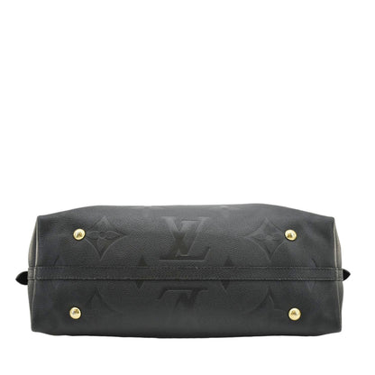 LOUIS VUITTON Carryall MM Empreinte Leather Shoulder Bag Black
