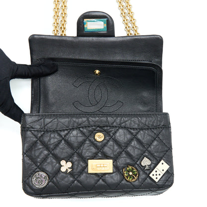 Chanel Mini 2.55 Reissue Flap Bag Lucky Charms Casino Limited Aged Calfskin With