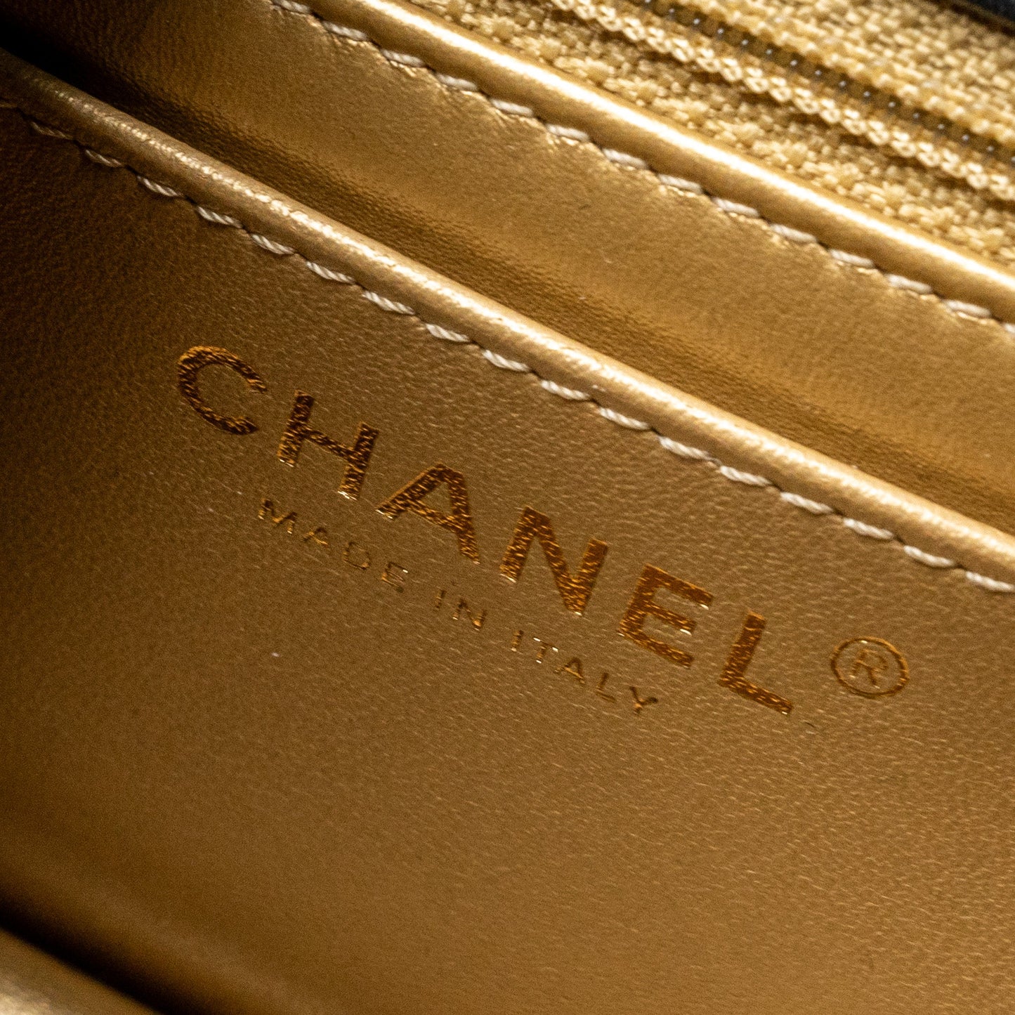 Chanel Pearl Crush Mini Square Lambskin Black  (Microchip)