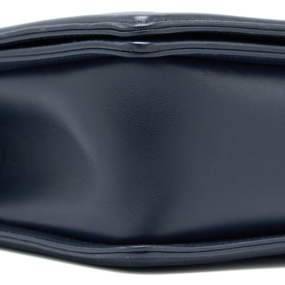 Chanel Medium Boy Bag Calfskin Navy L