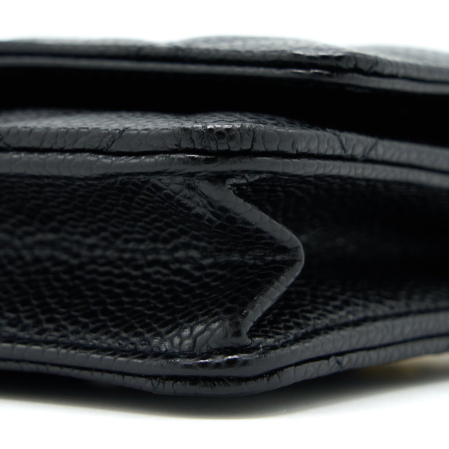 Chanel Classic Wallet On Chain Caviar Black  (Microchip)