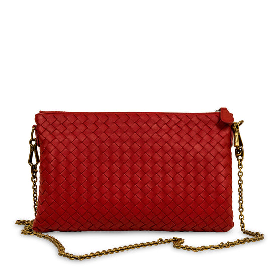Bottega Veneta Intrecciato Clutch on Chain