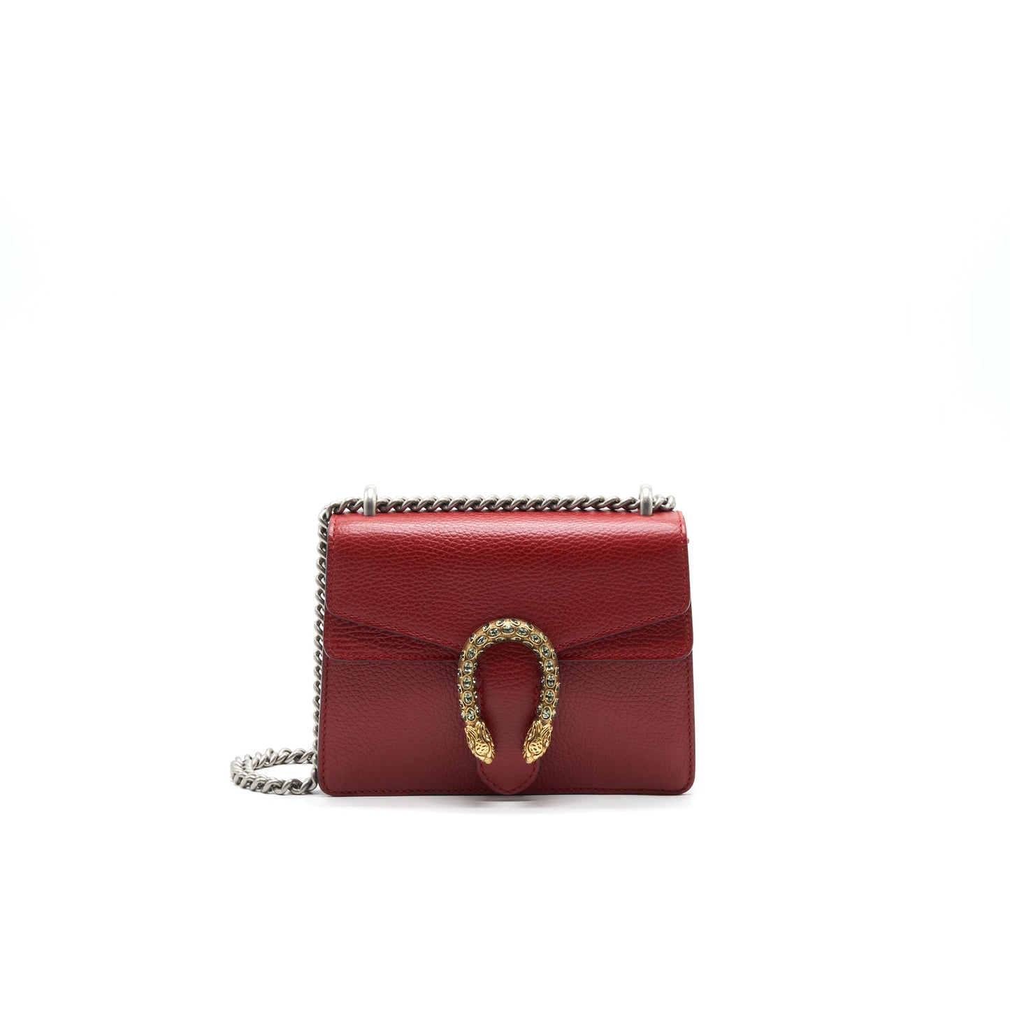GUCCI DIONYSUS MINI LEATHER BAG RED