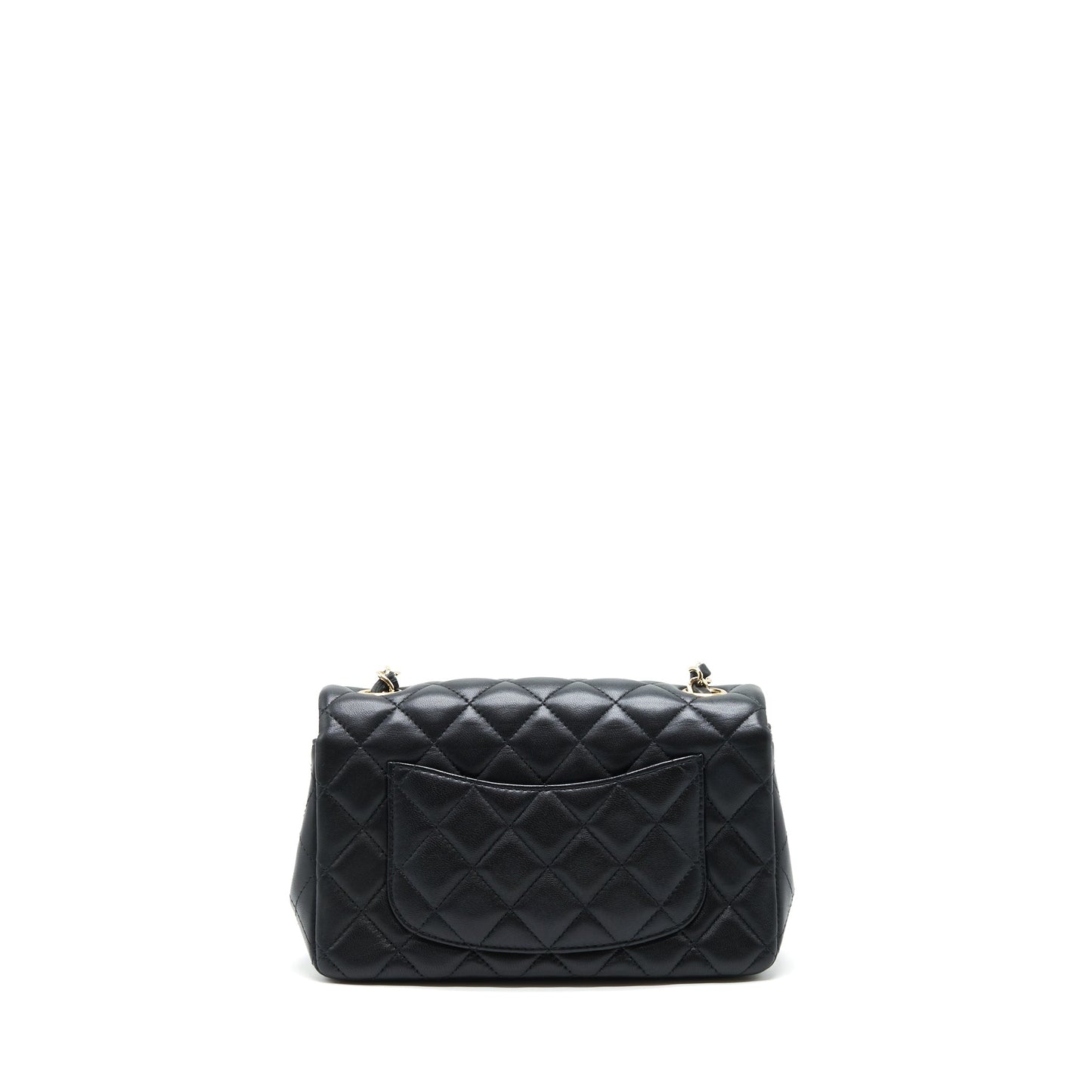 Chanel mini rectangular flap Bag Lambskin Black L