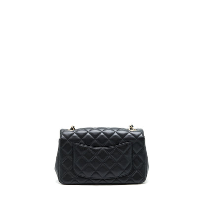 Chanel mini rectangular flap Bag Lambskin Black L