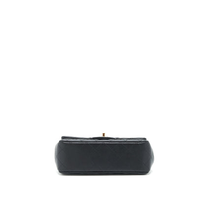 Chanel mini rectangular flap Bag Lambskin Black L