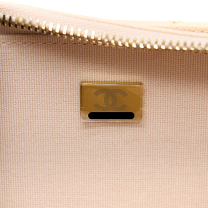 Chanel 21K Crossbody Bag Caviar Light Beige L (Microchip)
