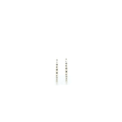 Chanel 2022 Costume Casual Style Earring Black / White