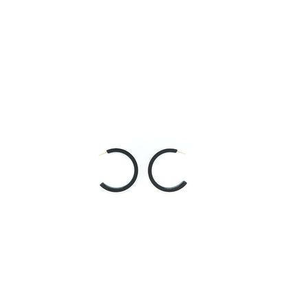 Chanel 2022 Costume Casual Style Earring Black / White