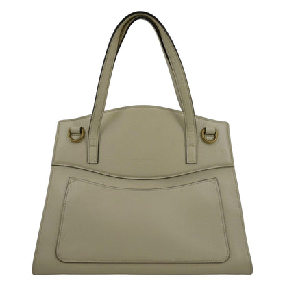 GUCCI Totem Butterfly Medium Leather Shoulder Bag Beige 505344