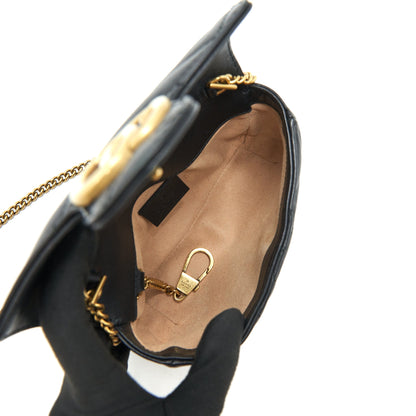GUCCI GG MARMONT SUPER MINI BLACK