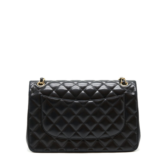 Chanel Classic Jumbo double flap Bag Lambskin Black