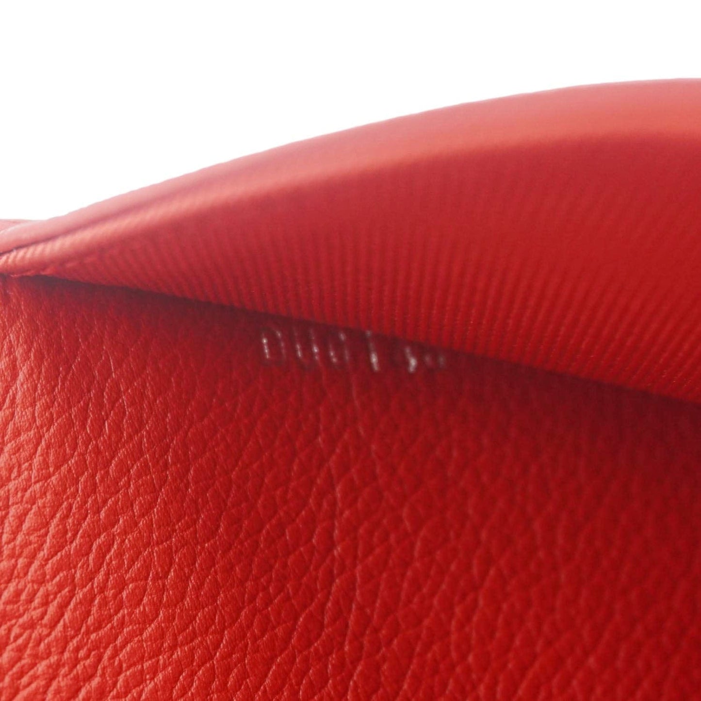 LOUIS VUITTON Lockme II BB  Pebbled Leather Crossbody Bag Rubis