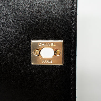 Chanel Mini Trendy CC Wallet on Chain Lambskin Black L (Microchip)