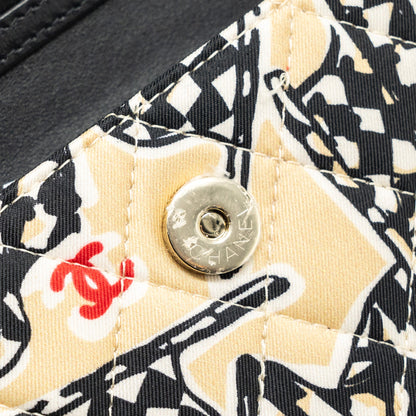 Chanel Mini Clutch With Chains Fabric Multicolour L(microchip)