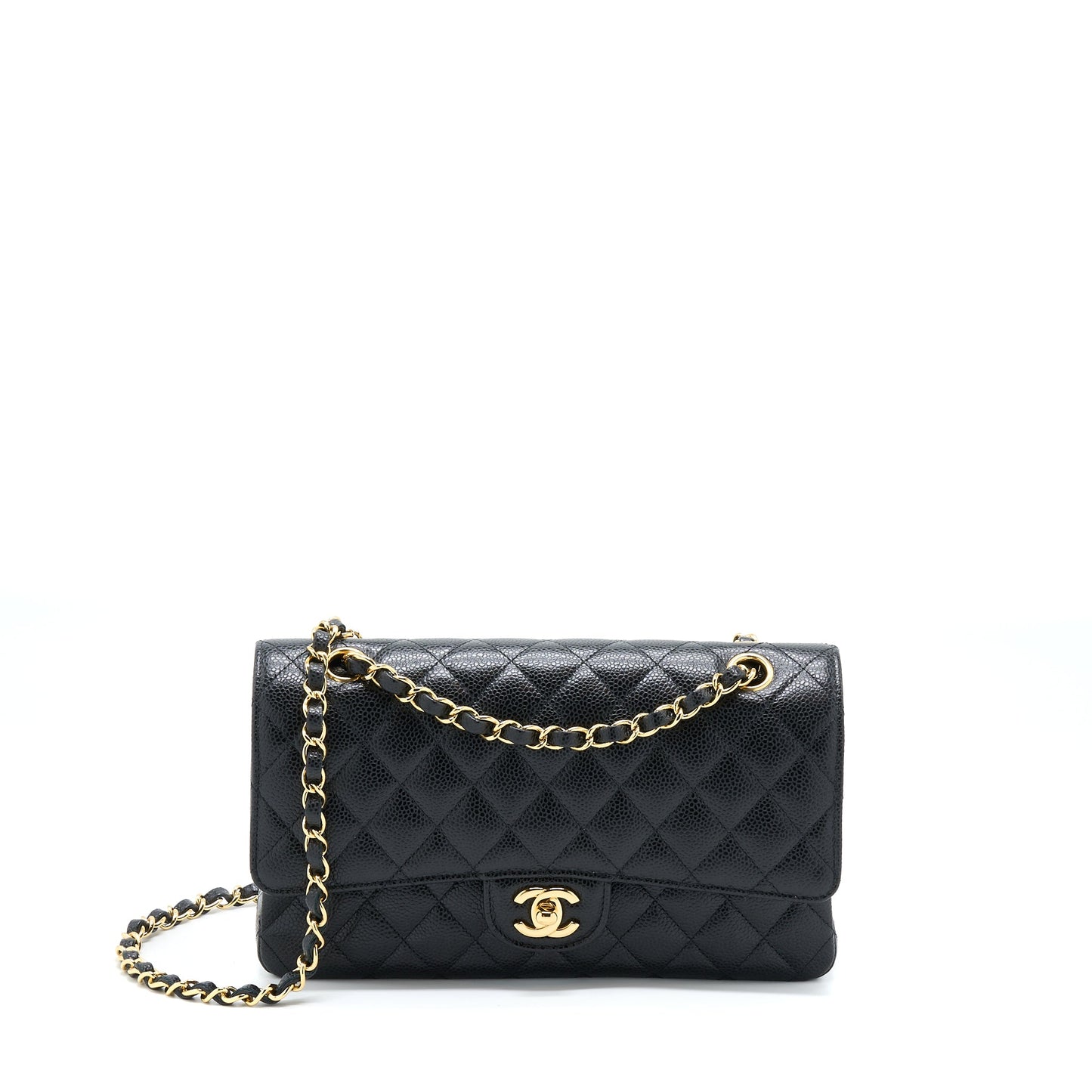 Chanel Medium Classic Flap Bag Caviar Black