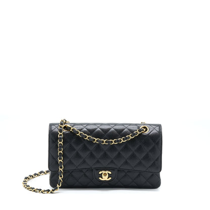 Chanel Medium Classic Flap Bag Caviar Black