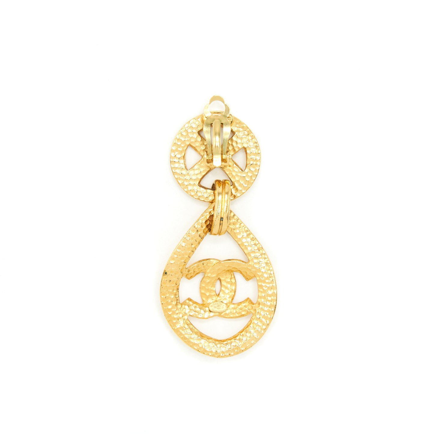 Chanel Vintage Drop Earring 24k