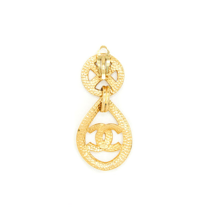 Chanel Vintage Drop Earring 24k