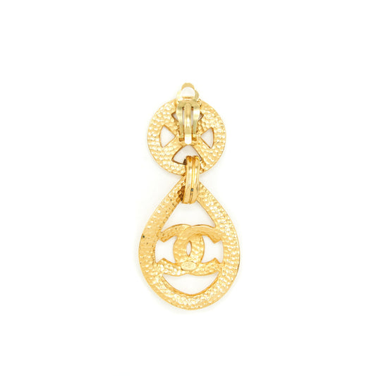 Chanel Vintage Drop Earring 24k
