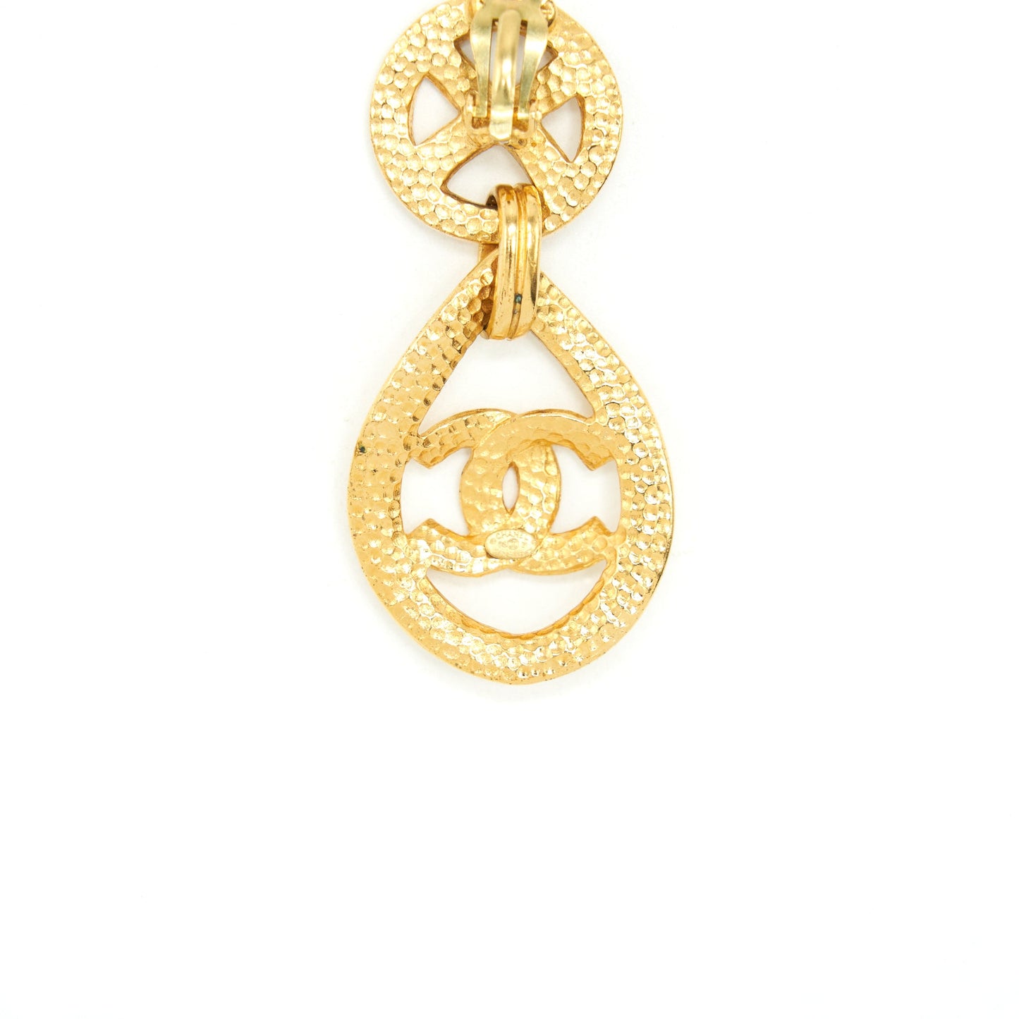 Chanel Vintage Drop Earring 24k