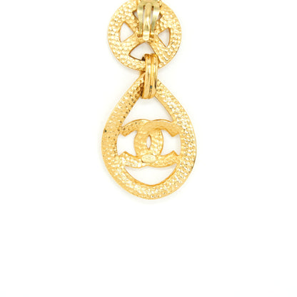 Chanel Vintage Drop Earring 24k