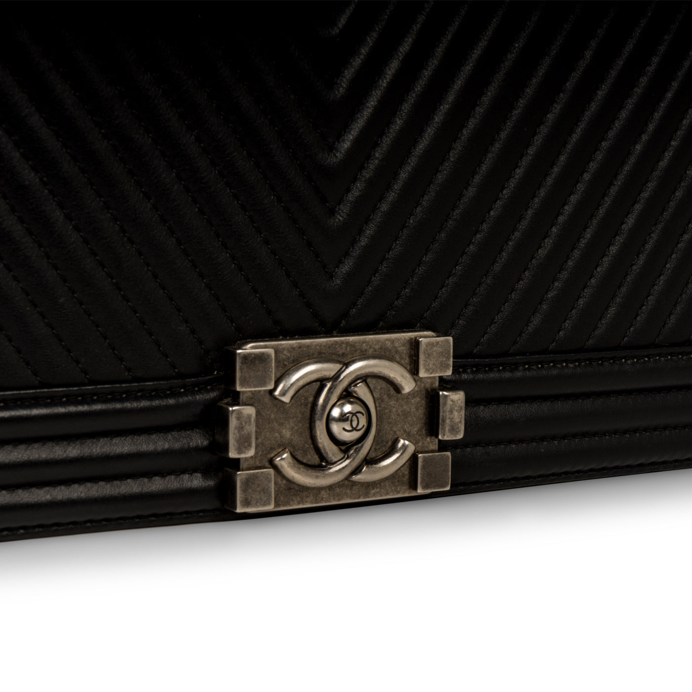 Chanel Large Boy Bag Chevron