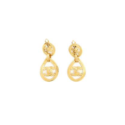 Chanel Vintage Drop Earring 24k