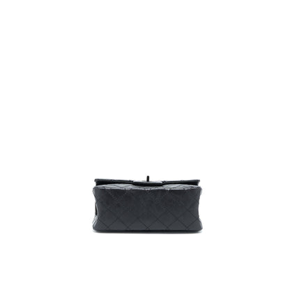 Chanel Mini 2.55 Reissue Aged Calfskin So Black With Black Hardware (Microchip)