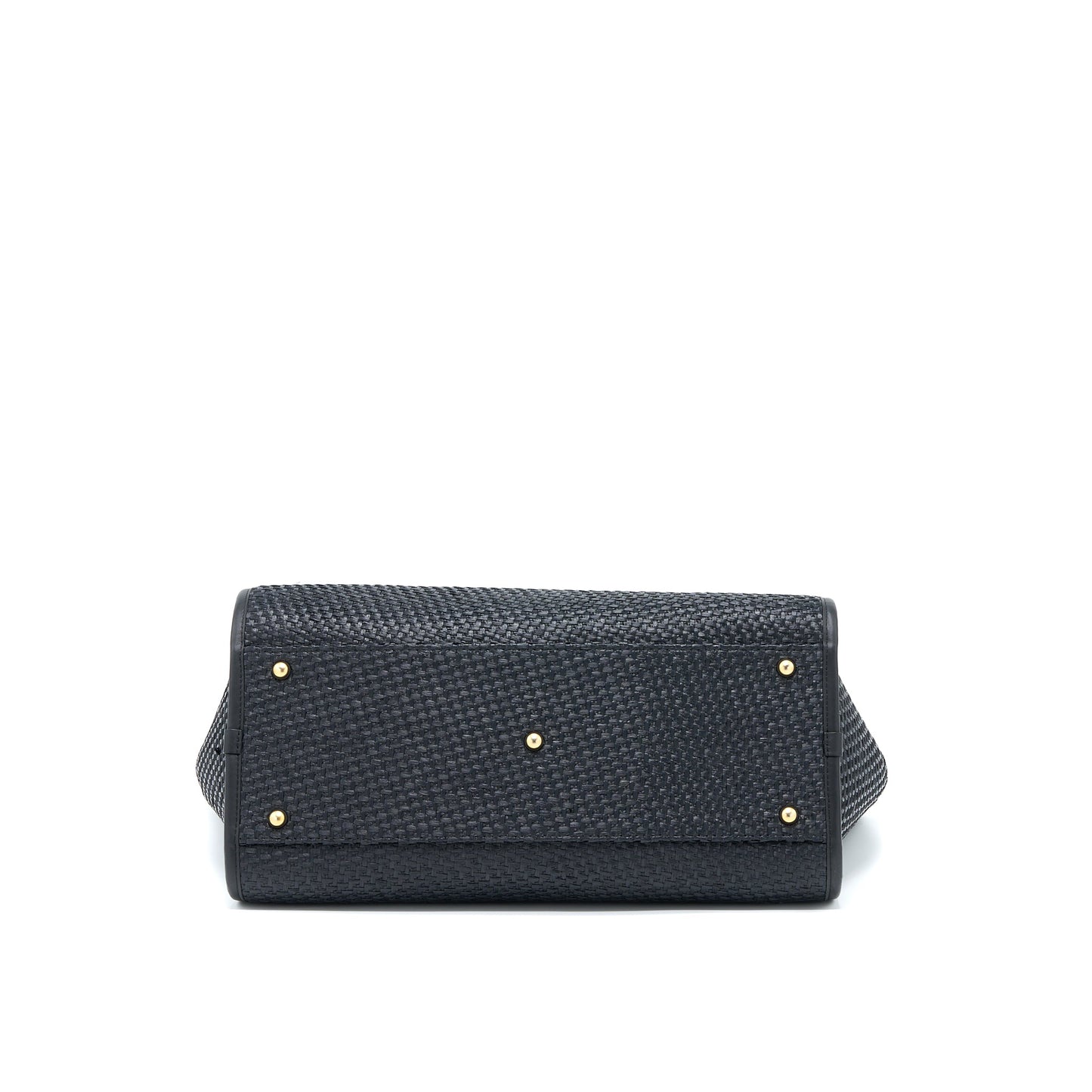 Chanel Black Raffia Deauville Tote Bag