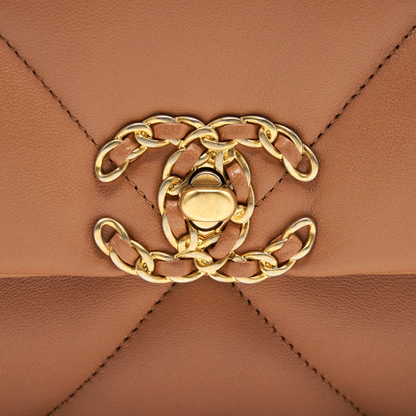 Chanel 21P Caramel Small 19 Flap Bag