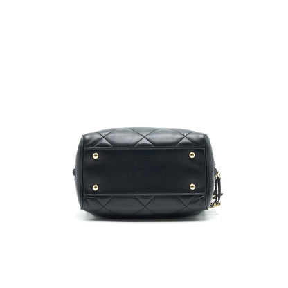 Chanel Black Lambskin Bowling Bag