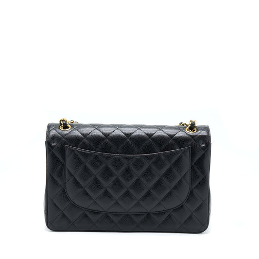 Chanel Jumbo Classic Flap Bag Caviar Black