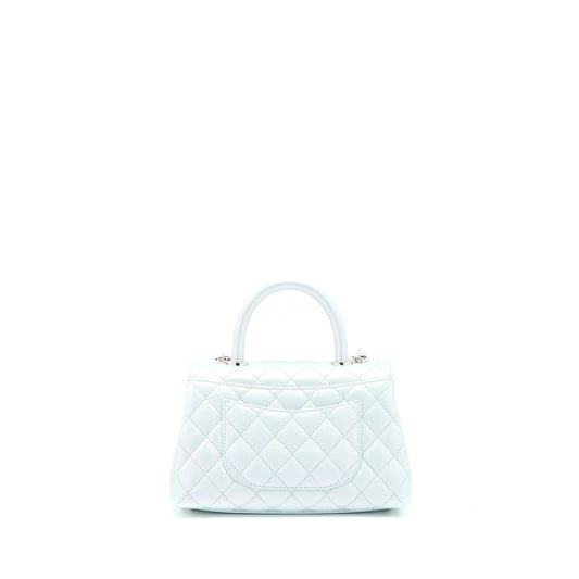 Chanel Small Coco Handle ombré Iridescent light Blue Multicolour Hardware (Microchip)