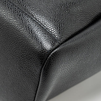 Chanel Business Affinity Drawstring Bucket Bag Caviar Black