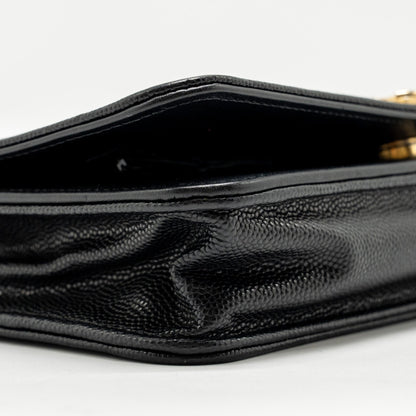 Chanel Boy Wallet on Chain Caviar BLack